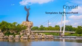  Presentation with kansas - Theme featuring wichita-kansas-augus-30-2018 background and a light blue colored foreground