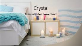  Presentation with book burning candles and purple - Theme enhanced with wick - cozy bedroom decorated with burning background and a light gray colored foreground