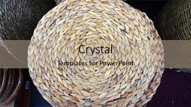  Presentation with market structure - Cool new PPT layouts with wicker basket at the street backdrop and a mint green colored foreground