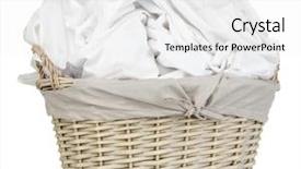  Presentation with wicker - Audience pleasing slides consisting of wicker basket isolated on white backdrop and a white colored foreground