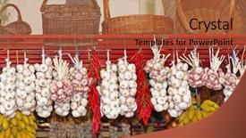  Presentation with self defense pepper spray - Presentation theme with wicker fence of the southern background and a red colored foreground