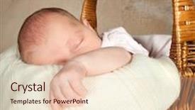  Presentation with old days - Cool new theme with wicker picnic basket with a little baby of 18 days old backdrop and a lemonade colored foreground