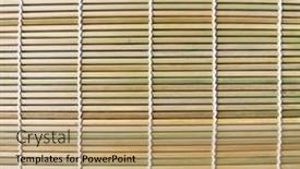  Presentation with wicker - Presentation theme having wicker-rattan-closeup-texture-background background and a coral colored foreground