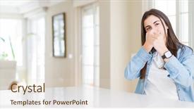  Presentation with wide - Audience pleasing slide set consisting of wide angle picture of beautiful backdrop and a lemonade colored foreground