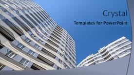  Presentation with apartments - Slide set with wide-angle-shot-of-new background and a teal colored foreground