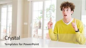  Presentation with math angle - Slide set consisting of wide angle shot of young background and a lemonade colored foreground