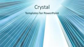  Presentation with highrise building - Audience pleasing slide deck consisting of wide angle view to steel backdrop and a sky blue colored foreground