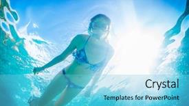  Presentation with ocean acidification - Colorful presentation theme enhanced with piz ela in switzerland alps - canton graubunden backdrop and a tawny brown colored foreground.