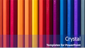  Presentation with indian festival and his ten sides - Audience pleasing PPT theme consisting of wide foramt - colored pencils sides aligned backdrop and a navy blue colored foreground