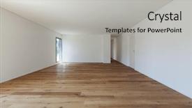  Presentation with wide - Amazing slides having wide hall with parquet floor backdrop and a light gray colored foreground