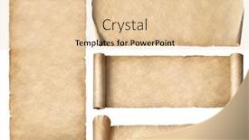  Presentation with scrolls - Slide set featuring wide-old-paper-scrolls background and a lemonade colored foreground