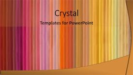  Presentation with fabrics - Presentation design enhanced with wide range of warm colors background and a gold colored foreground