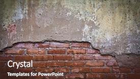  Presentation with tiles - Presentation featuring widescreen tiles - old brick wall background and a tawny brown colored foreground