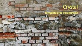  Presentation with gallery - Presentation consisting of widescreen tiles - vintage brick wall if you background and a violet colored foreground