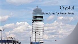  Presentation with international trade dispute law - Beautiful presentation featuring wien international airport vienna austria backdrop and a light blue colored foreground