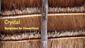  Presentation with cabin - Amazing PPT layouts having wiev from above mexico architecture backdrop and a  colored foreground