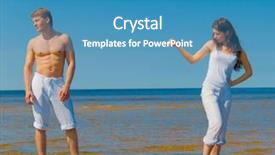  Presentation with sports halftime - PPT layouts enhanced with wife action - resort sea sports background and a teal colored foreground