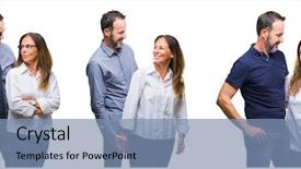  Presentation with math simple - Beautiful PPT theme featuring wife and husband over white backdrop and a seafoam green colored foreground