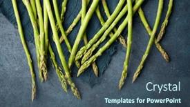  Presentation with asparagus - 