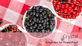  Presentation with blueberry - 