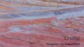  Presentation with cascade mountains - Slide deck consisting of wild-bighorn-sheep-in-cascade background and a coral colored foreground