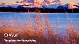  Presentation with teton - Slide deck consisting of wild grass or weeds background and a red colored foreground