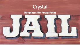  Presentation with jail - Slide set enhanced with pralines - making homemade praline sweets chocolate background and a  colored foreground.