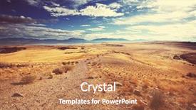  Presentation with wilderness - Presentation with wilderness - prairie landscapes background and a coral colored foreground