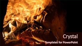  Presentation with fire flames on a black - Colorful PPT layouts enhanced with wildfire - fire flames on black background backdrop and a wine colored foreground