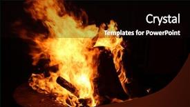  Presentation with bonfire - Theme enhanced with wildfire - fire wood fire bonfire background and a black colored foreground