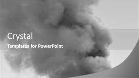  Presentation with wildfire - PPT layouts with wildfire-in-the-forest-near background and a gray colored foreground