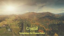  Presentation with hill road - Presentation consisting of wildlife nature scenery countryside road background and a tawny brown colored foreground