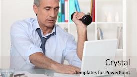  Presentation with work - Cool new theme with will make me feel better backdrop and a  colored foreground