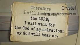  Presentation with wait - Presentation design consisting of top 500 bible verses therefore background and a mint green colored foreground