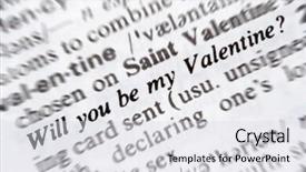  Presentation with zoom - Amazing PPT theme having will you be my valentine question zoom blur effect backdrop and a light gray colored foreground