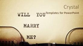  Presentation with lesson of prepositional phrase grade 5 - PPT theme featuring will-you-marry-me-phrase background and a lemonade colored foreground