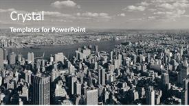  Presentation with new york city subway station - Beautiful presentation featuring williamsburg - new york city manhattan east backdrop and a  colored foreground