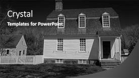  Presentation with virginia - Colorful presentation theme enhanced with williamsburg-virginia-usa-29th-march backdrop and a dark gray colored foreground