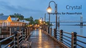  Presentation with north carolina - Theme consisting of wilmington-north-carolina-usa background and a light blue colored foreground