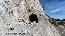  Presentation with los angeles - Cool new PPT theme with wilson in the san gabriel backdrop and a light gray colored foreground