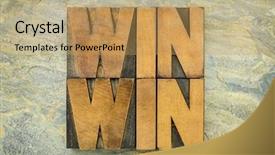  Presentation with conflict resolution - Theme featuring win - negotiation or conflict resolution background and a yellow colored foreground