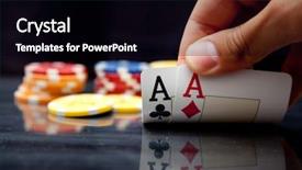  Presentation with win win - Cool new presentation theme with win card - all backdrop and a black colored foreground