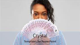  Presentation with wealth people problem - Colorful PPT theme enhanced with win excting prizes - people finances and wealth concept backdrop and a light blue colored foreground