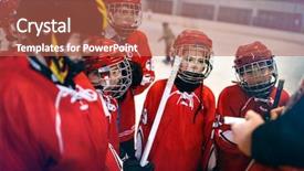  Presentation with tactics - Cool new presentation with win in ice hockey tactics backdrop and a coral colored foreground