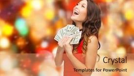  Presentation with christmas sale - PPT layouts with win lottery - christmas holidays sale banking background and a  colored foreground