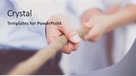  Presentation with win win - Presentation design with win war - concept image of business team background and a  colored foreground