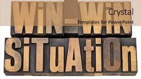  Presentation with outcome - Amazing PPT layouts having win-win situation - successful outcome backdrop and a coral colored foreground