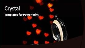  Presentation with miracle - Colorful slides enhanced with wind blowing - miracle of love from glass backdrop and a  colored foreground