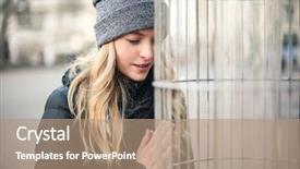  Presentation with portrait of a sleeping sloth - Amazing presentation theme having wind fire - portrait of blonde woman backdrop and a coral colored foreground