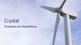  Presentation with windmill - Amazing slides having wind mill - foreground of the top backdrop and a sky blue colored foreground